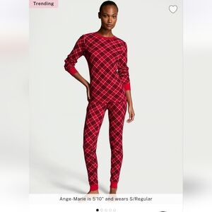 Victoria's secret thermal pajamas, size Medium
